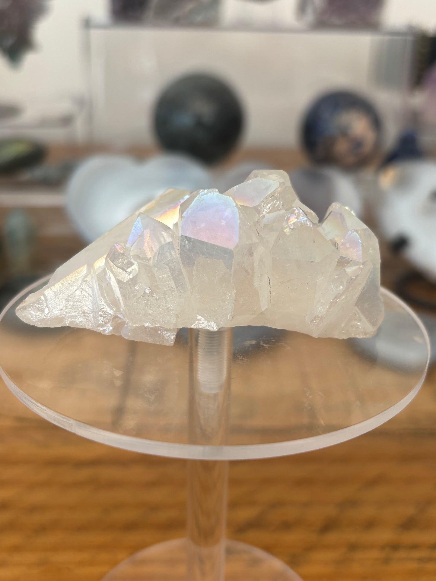 Aura Clear Quartz Cluster